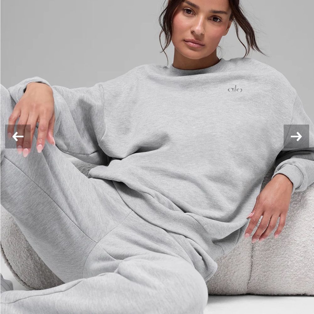 Alo Gray Accolade Sweatshirt